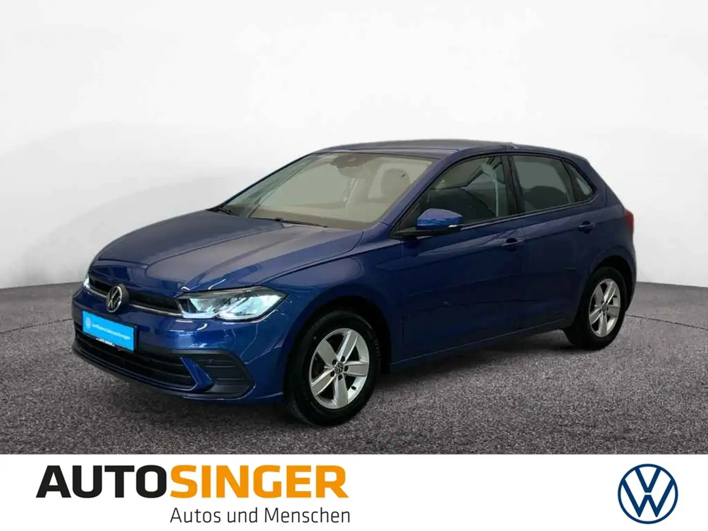 Volkswagen Polo Life 1.0 TSI *LED*DIGITAL*PDC*SHZ*ALU*TEL* Blue - 1