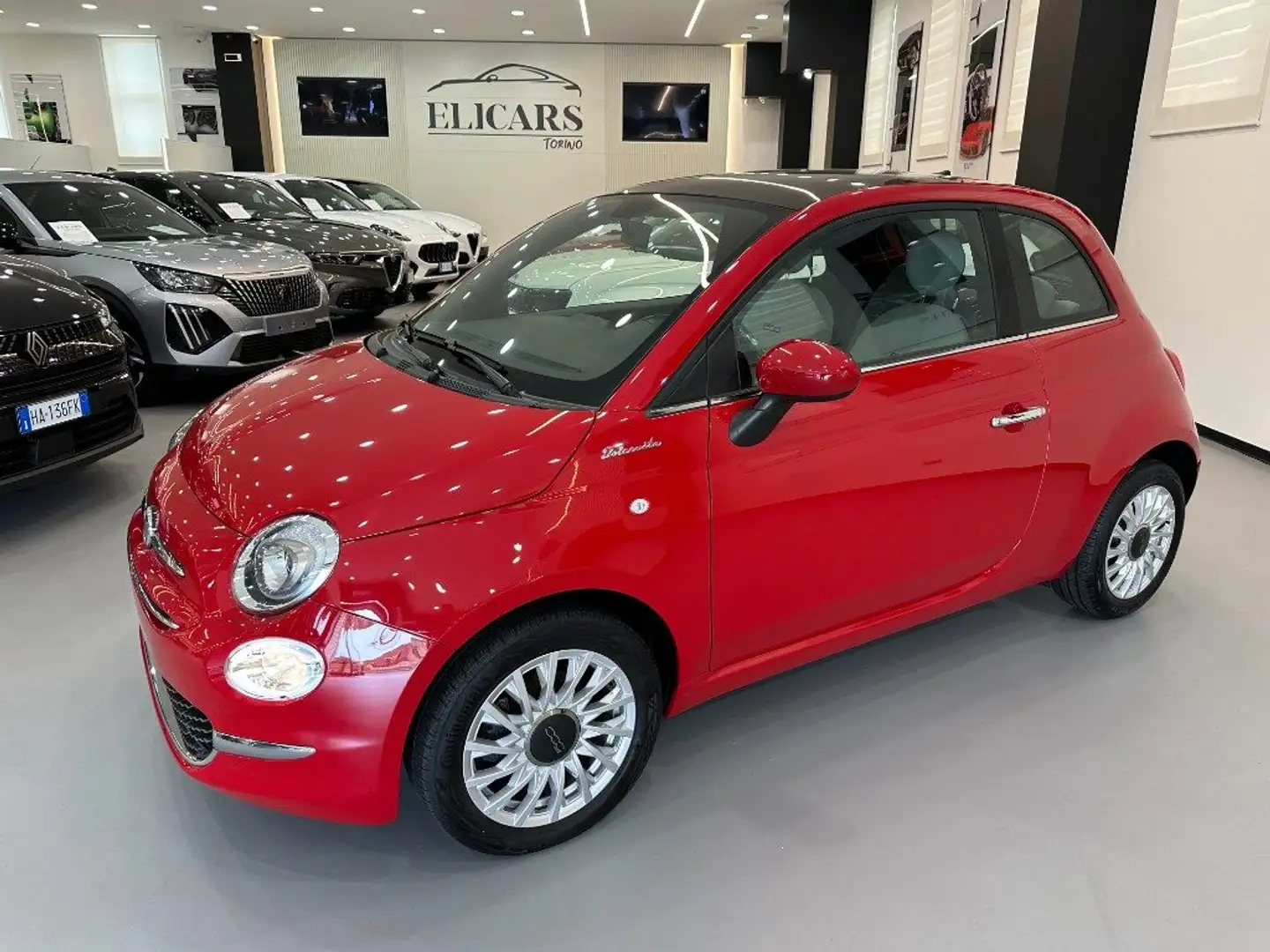 Fiat 500 1.0 Hybrid Dolcevita Rosso - 1