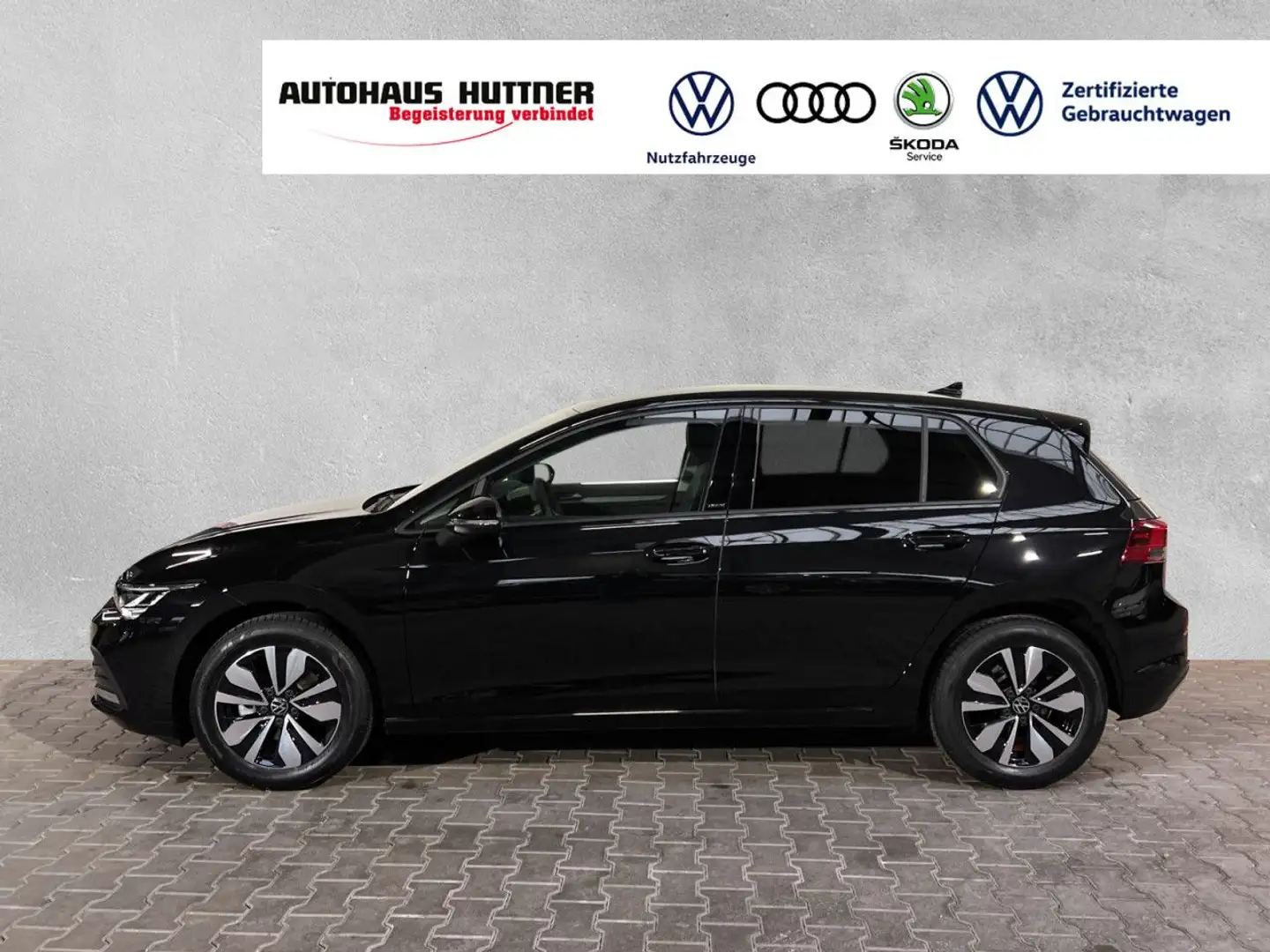 Volkswagen Golf 8 MOVE 1.5 TSI NAVI AHK LED ACC APPCONNECT Schwarz - 2
