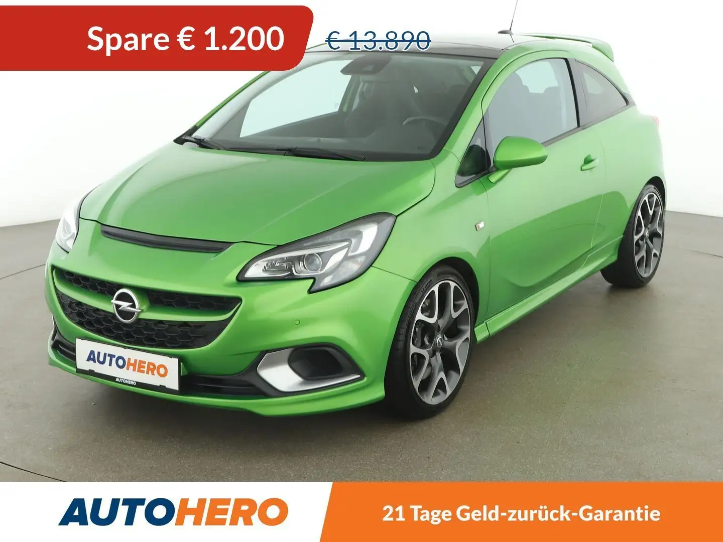 Opel Corsa 1.6 Turbo OPC Grün - 1