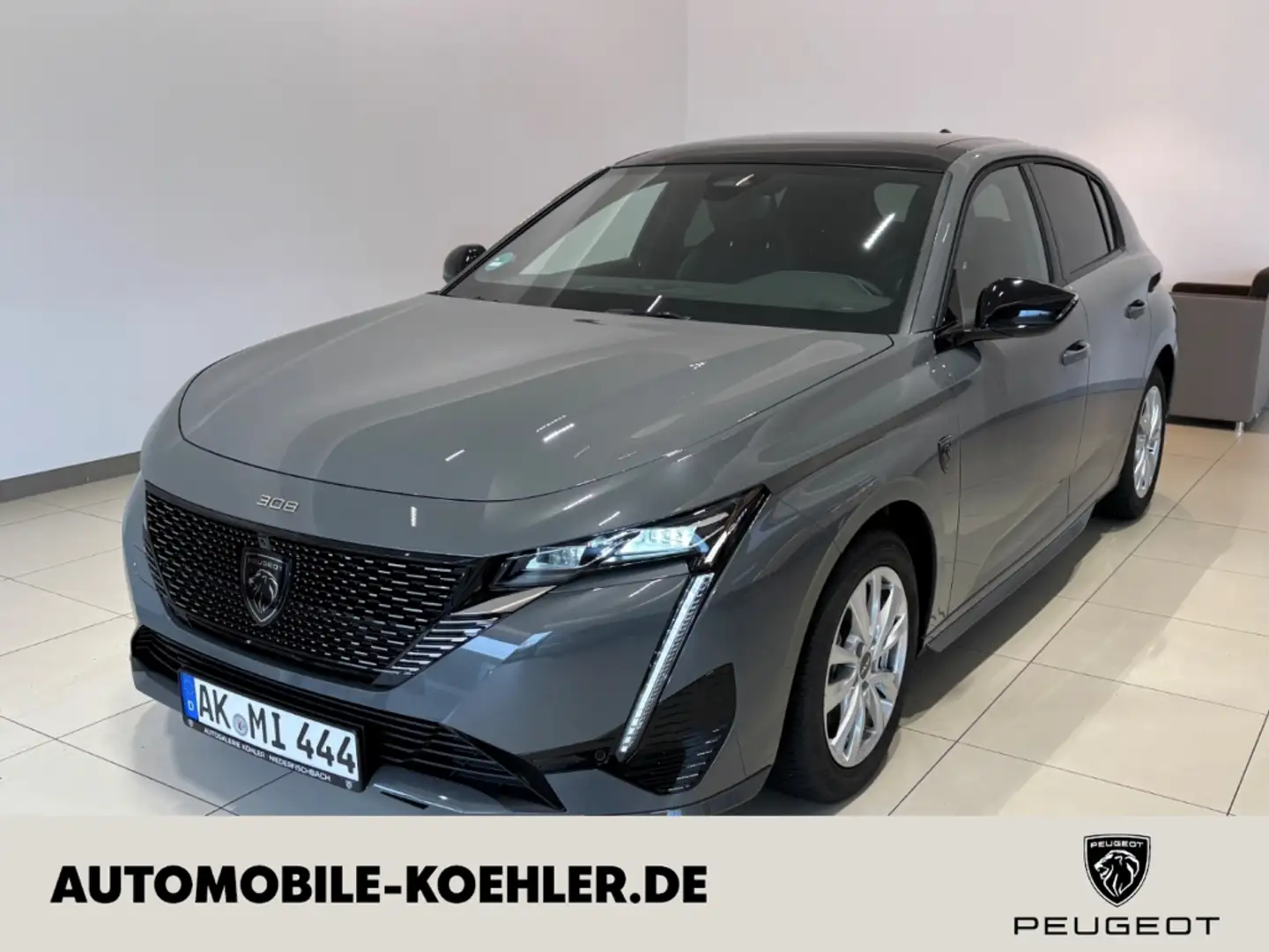 Peugeot 308 1.5 GT HDi 130 EAT8 SCHIEBEDACH FOCAL KAMERA Grau - 1
