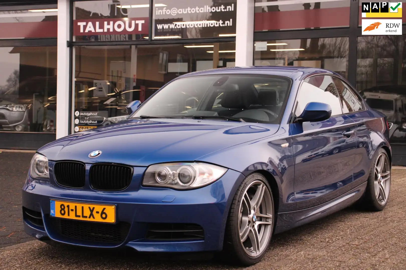 BMW 135 1-serie Coupé 135i High Executive - AUTOMAAT, M-SP Albastru - 1