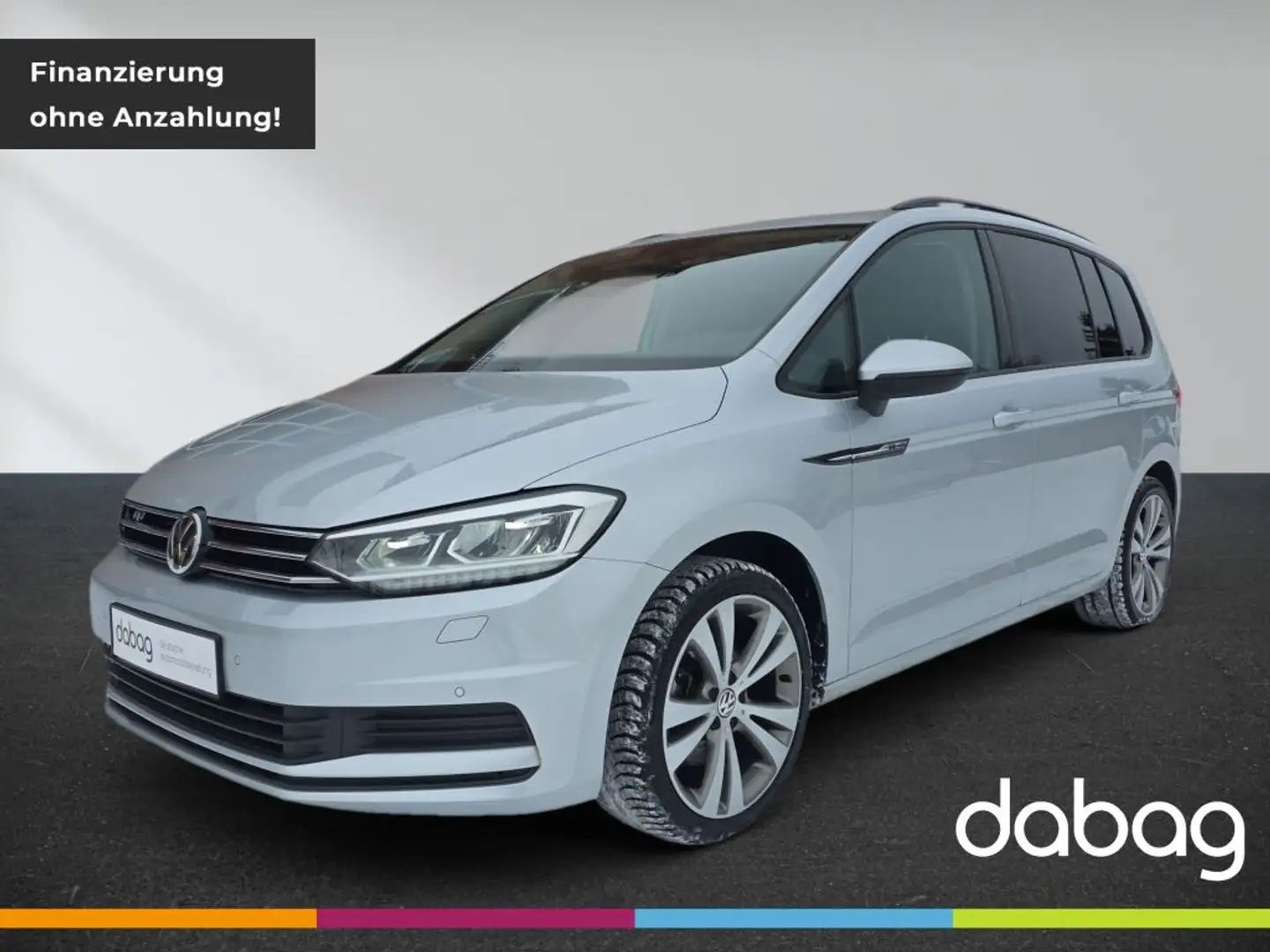 Volkswagen Touran 1.5 TSI DSG ACC LED KAM Stdhzg Comfortline Silber - 1