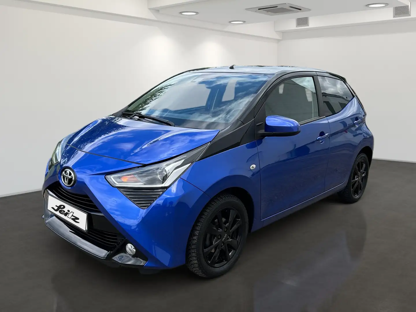 Toyota Aygo 1.0 x-clusiv *KAMERA*SITZH*BLUETOOTH* Blau - 2