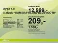 Toyota Aygo 1.0 x-clusiv *KAMERA*SITZH*BLUETOOTH* Blau - thumbnail 4
