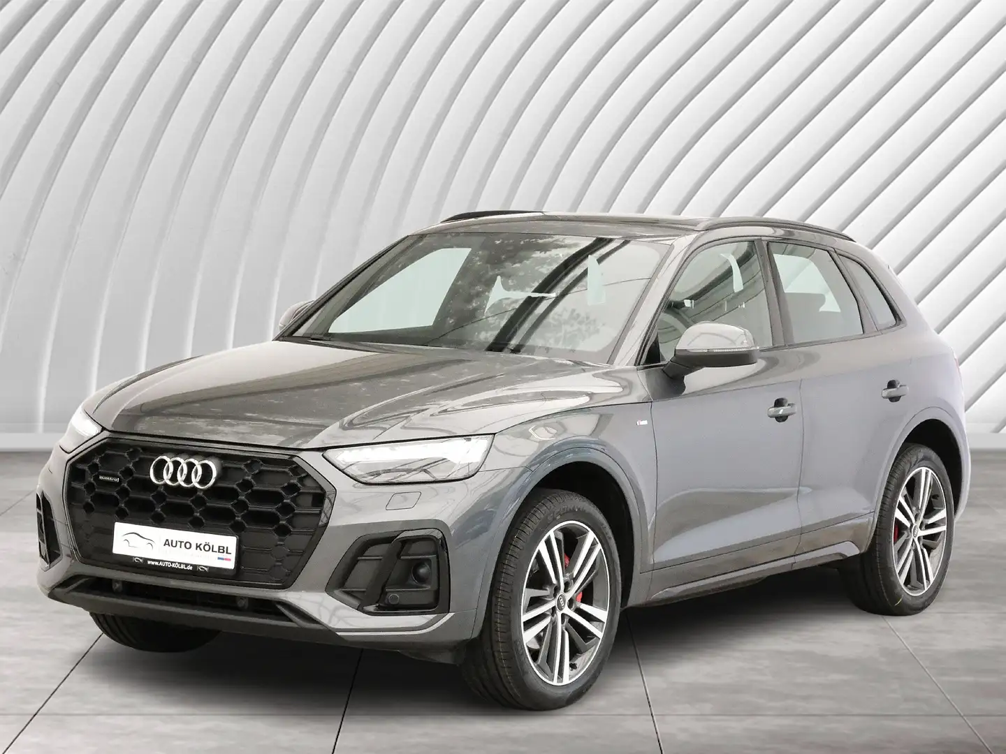 Audi Q5 40 TDI quattro S line PANO ACC RFK NAVI LED Gris - 1