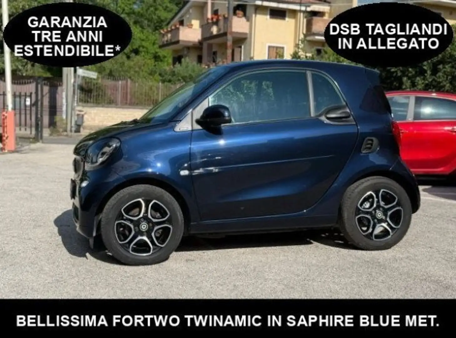 smart forTwo 1.0 PASSION  SAPHIRE BLUE MET.+PACK LED+CERCHI+DSB Blu/Azzurro - 1