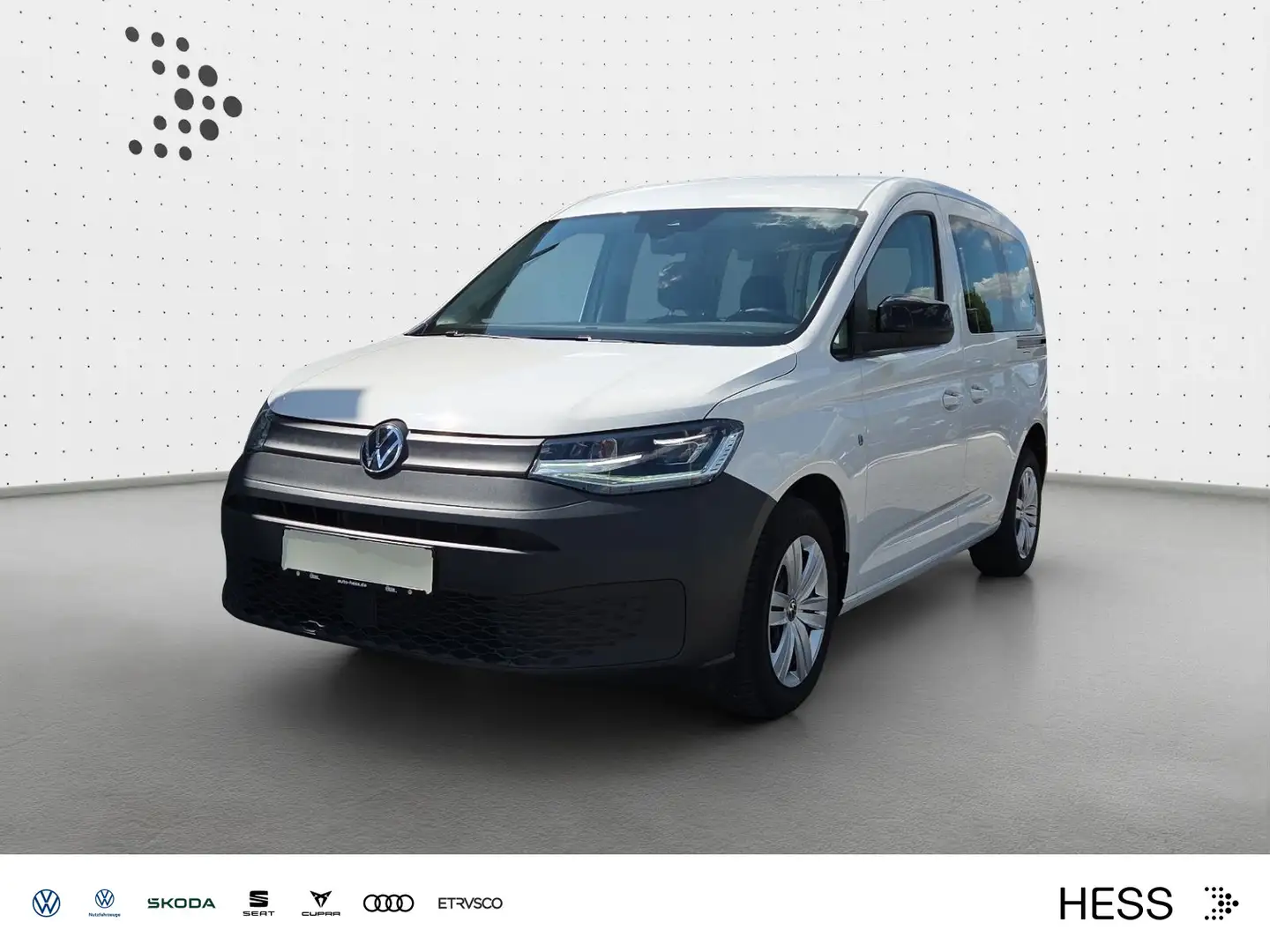 Volkswagen Caddy 5-Sitzer 1,5 l 84 kW TSI EU6 Front Bianco - 1