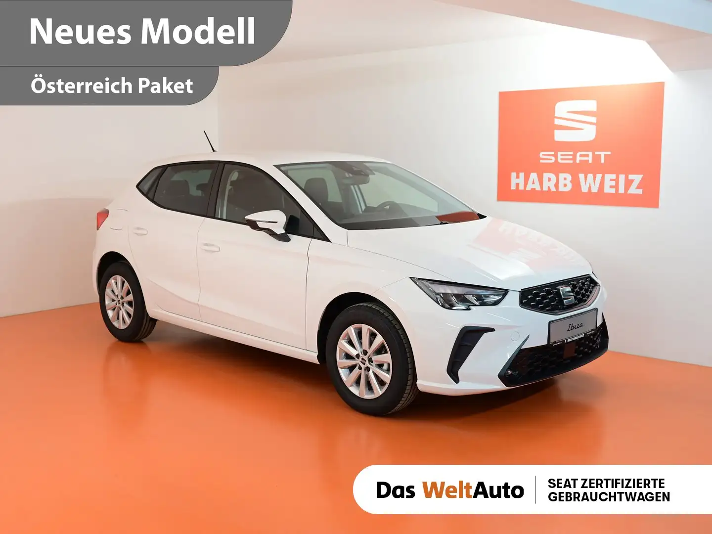 SEAT Ibiza Reference 1.0 TSI 95PS Weiß - 1