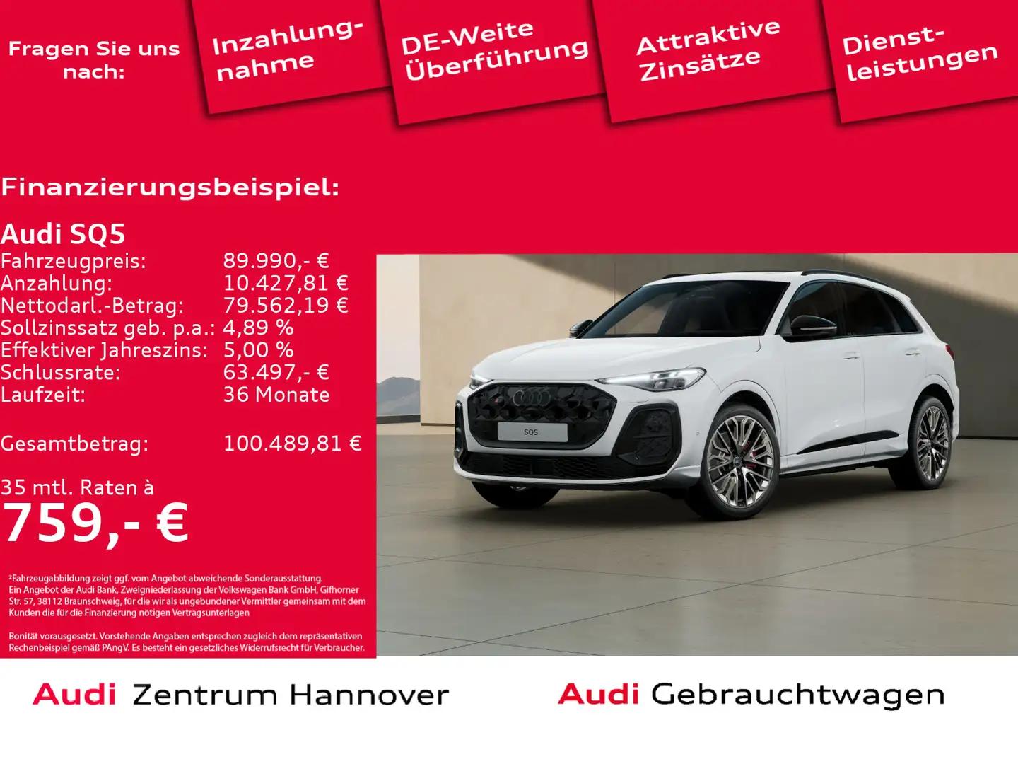 Audi SQ5 SUV TFSI S tronic Weiß - 1