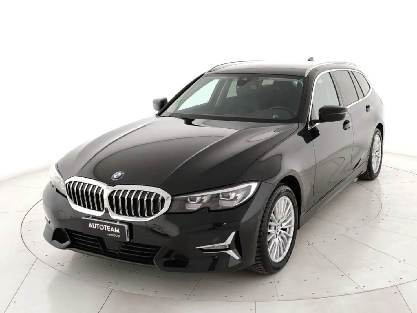 BMW 318 Serie 3 318d Touring mhev 48V Luxury auto Noir - 1