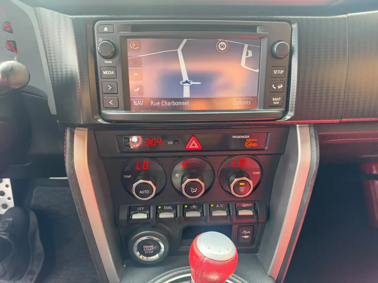 TOYOTA GT86 / AUTOMATIQUE / CARNET D’ENTRETIEN / 200 ch BVA - CAMÉRA D'AIDE AU STATIONNEMENT - VOLANT EN CUIR - PACK SPORT