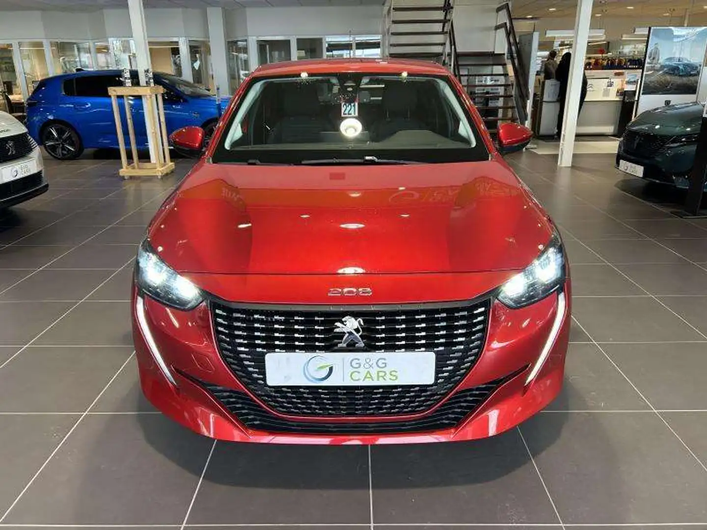 Peugeot 208 Style Rood - 1