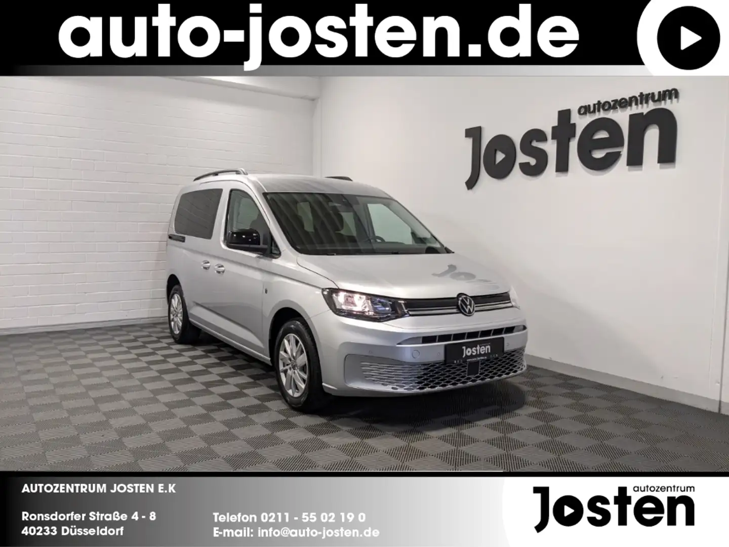 Volkswagen Caddy Life CarPlay DAB PDC Tempomat Klima Isofix Argent - 1