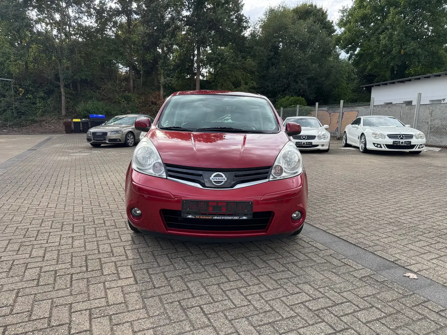 Nissan Note Visia, Klima, Elktr. Fensterheber, Alufelgen… Rot - 2