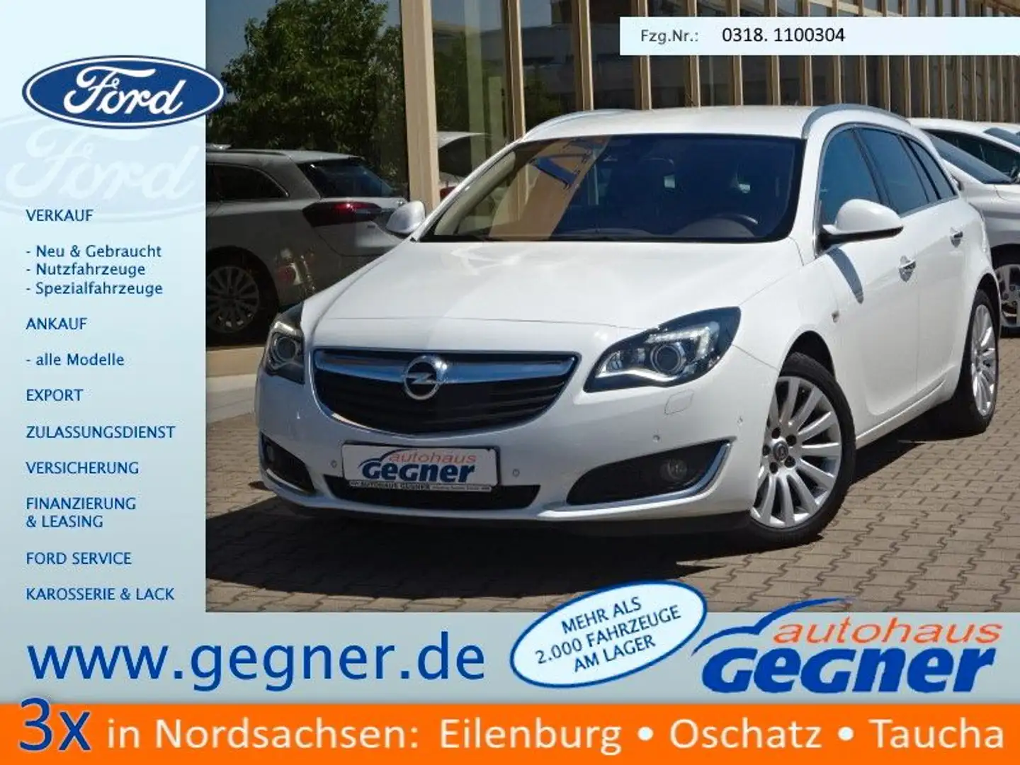 Opel Insignia ST 170PS Business Innovation FlexRide Weiß - 1