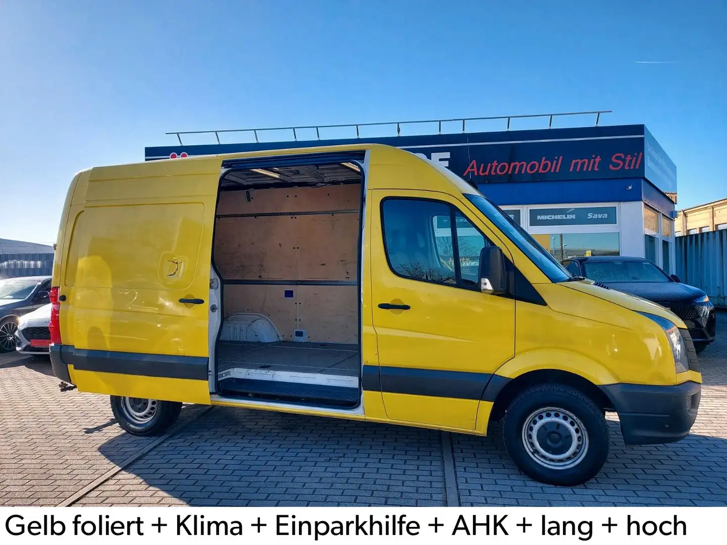 Volkswagen Crafter Kasten 35 mittel L2H2 Hochdach KLIMA AHK Weiß - 1
