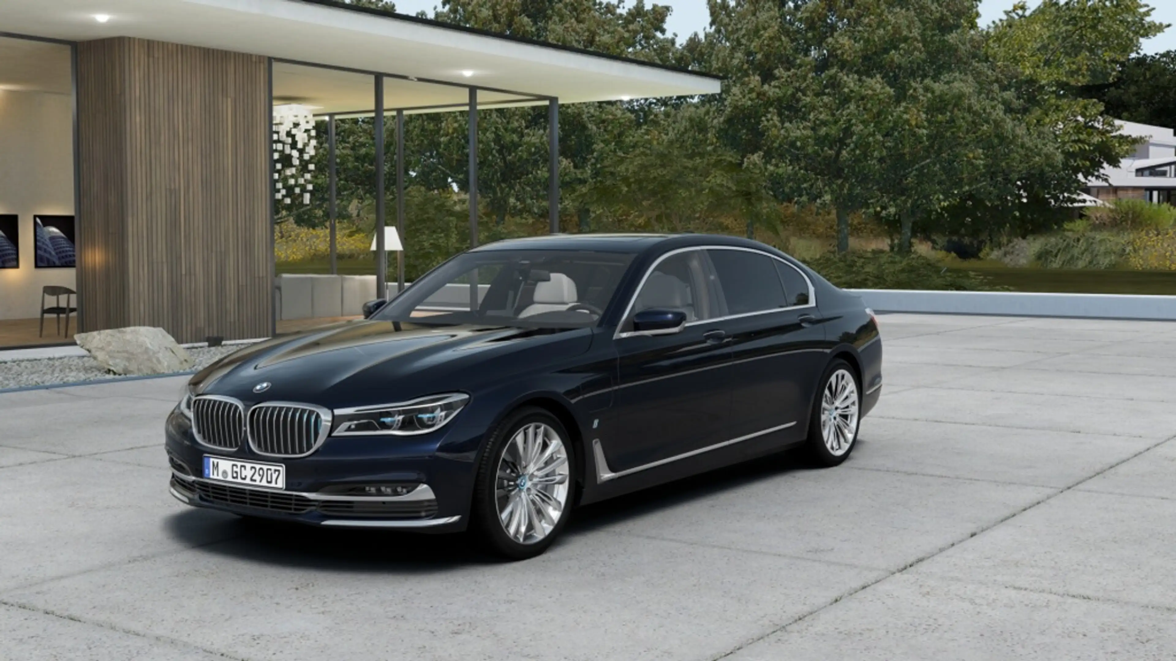 BMW 740 7 740e Lang 326PK X-Drive VIP / Skylounge / Massag — photo 2