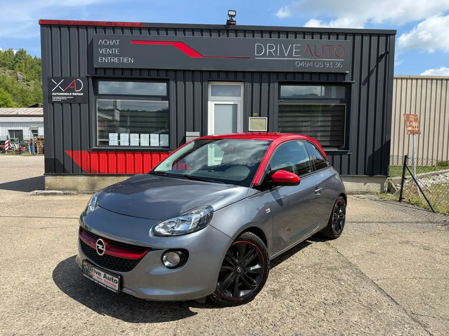 Opel Adam 1.0 Turbo Airco / Ecran / Bluetooth / Garantie Grijs - 1