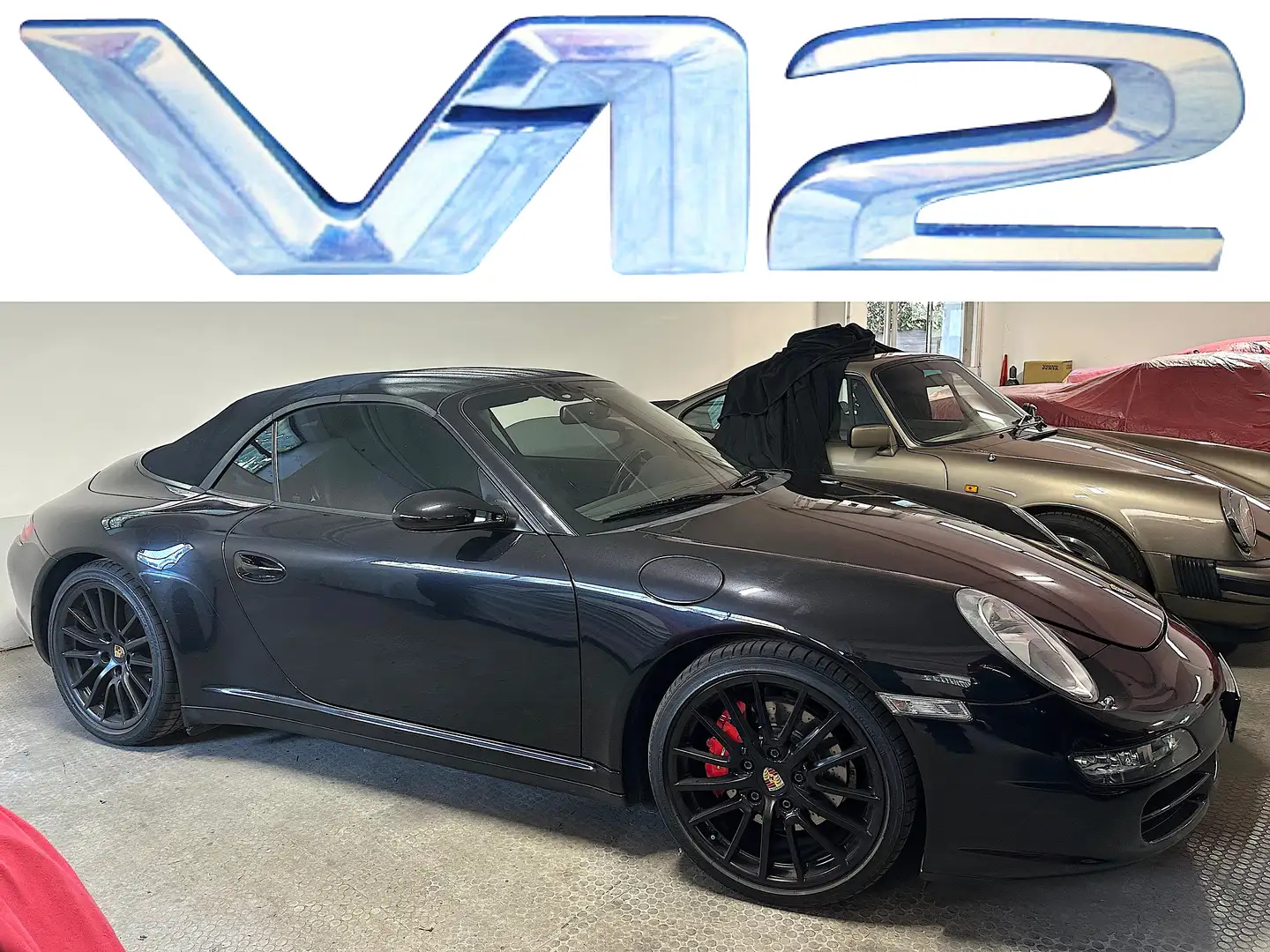 Porsche 911 997 Cabrio 3.8 Carrera 4S - MANUALE - BOSE - 19" Nero - 1