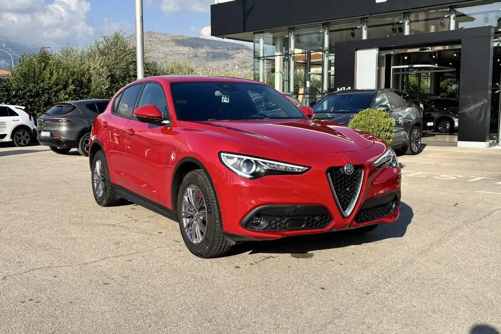 Alfa Romeo Stelvio 2.2 Turbodiesel 160 CV AT8 RWD Super Business Rot - 1