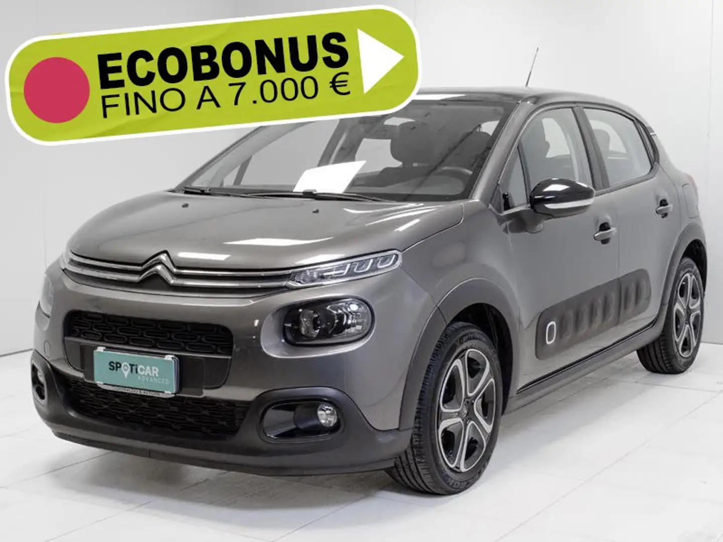 Citroen C3 III 2017 1.2 puretech Shine s&s 83cv neopatentati Gris - 1