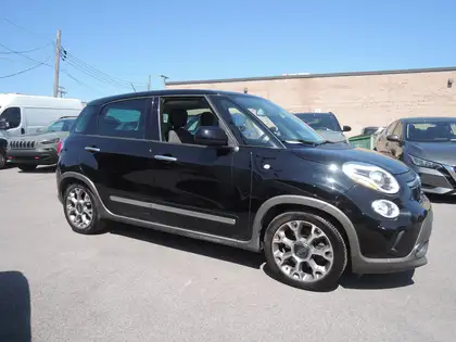 Black 2014 FIAT 500L Hatchback Front-Wheel Drive Automatic