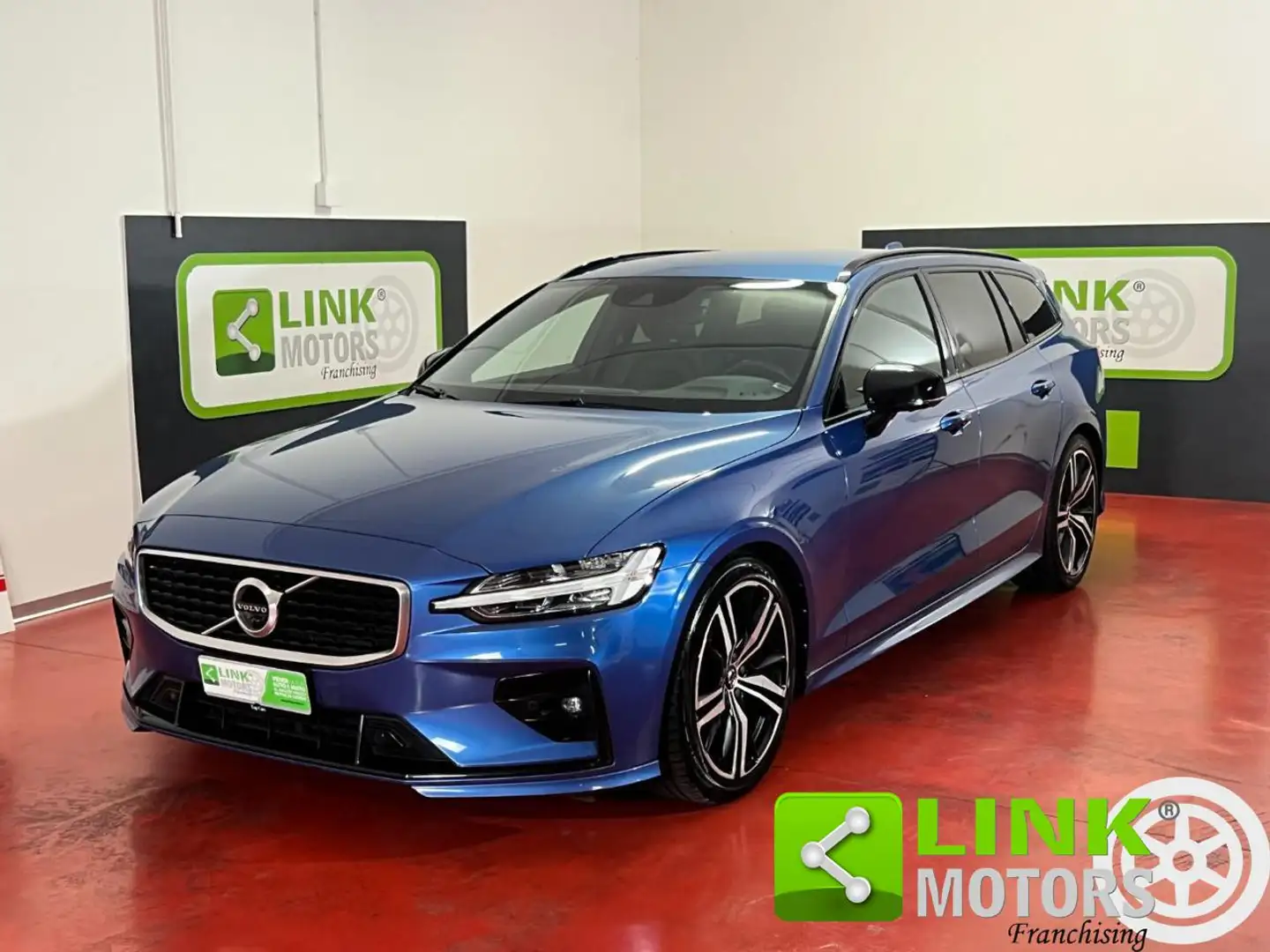 Volvo V60 D4 Geartronic R-design IVA PELLE STYLING 24mGARANZ Синій - 1