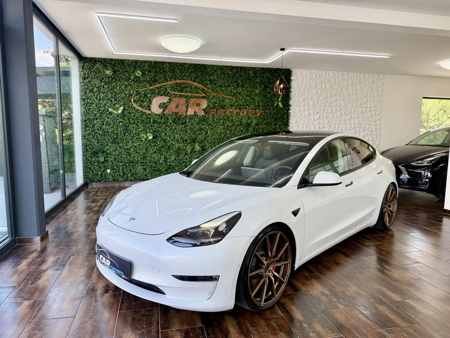 Tesla Model 3 PERFORMANCE*FSD* 21 ZOLL* MWST* KW V3 * CARBON * Weiß - 2
