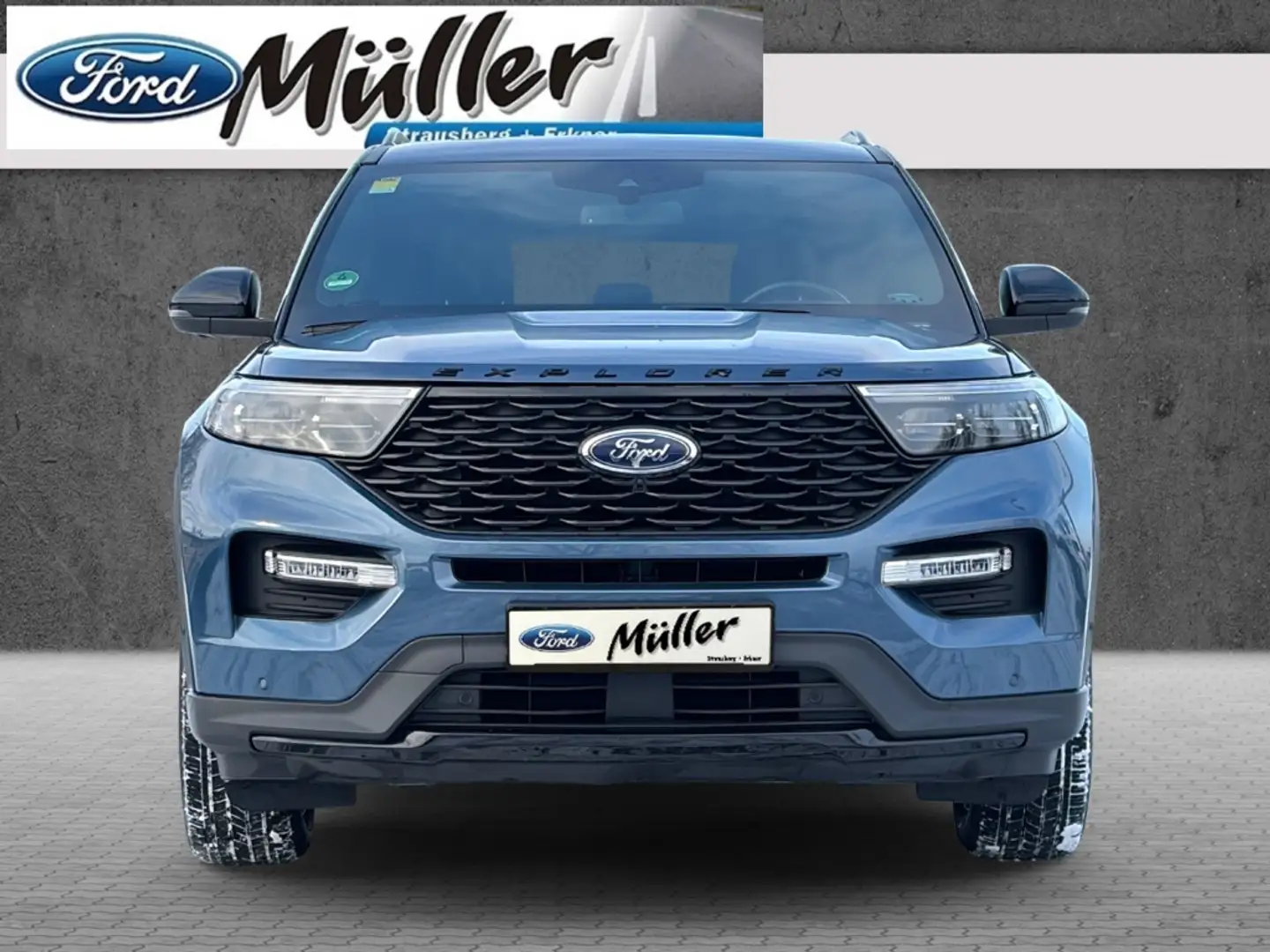 Ford Explorer 3.0 EcoBoost ST-Line Plug-in-Hybrid 7-Sitzer AHK P Bleu - 2