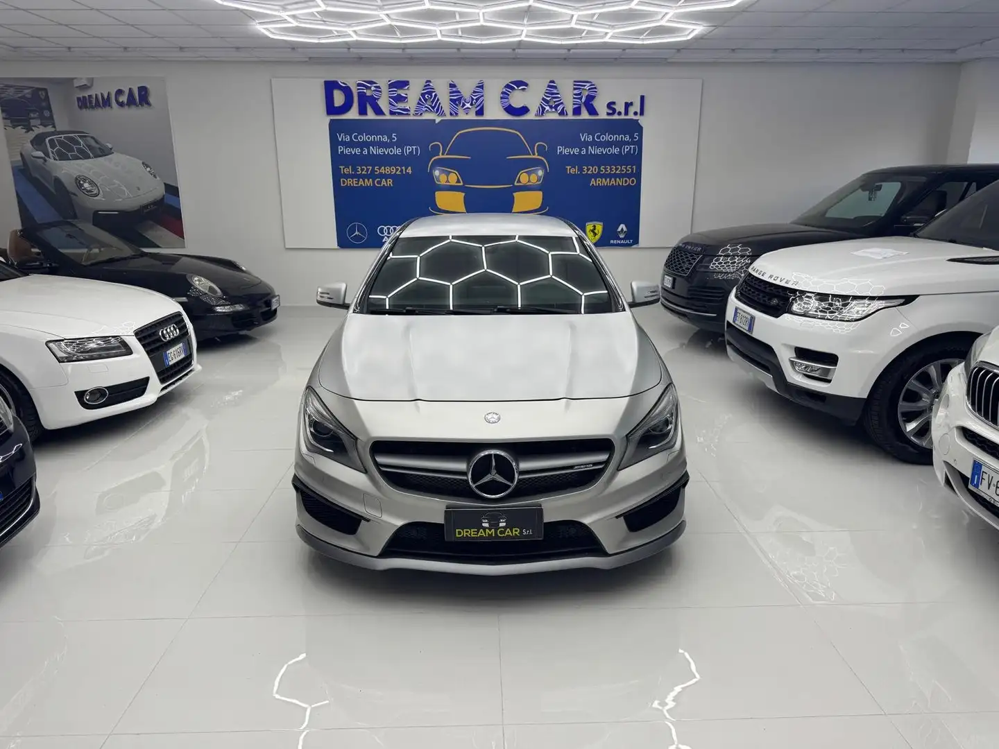 Mercedes-Benz CLA 45 AMG CLA AMG 45 4matic 381cv auto Srebrny - 1
