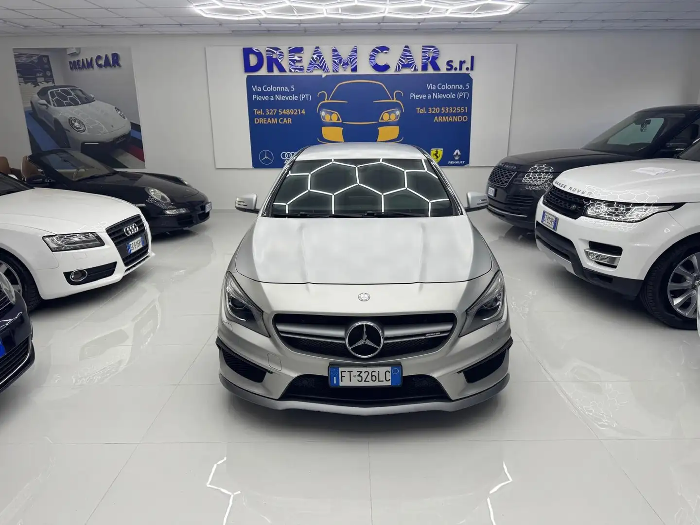 Mercedes-Benz CLA 45 AMG CLA AMG 45 4matic 381cv auto Srebrny - 2