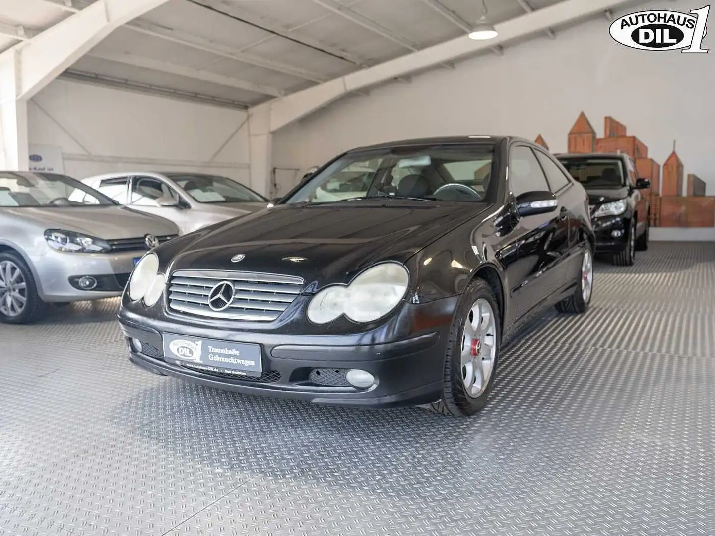 Mercedes-Benz C 180 Kompressor Sportcoupe Indianapolis Zwart - 2