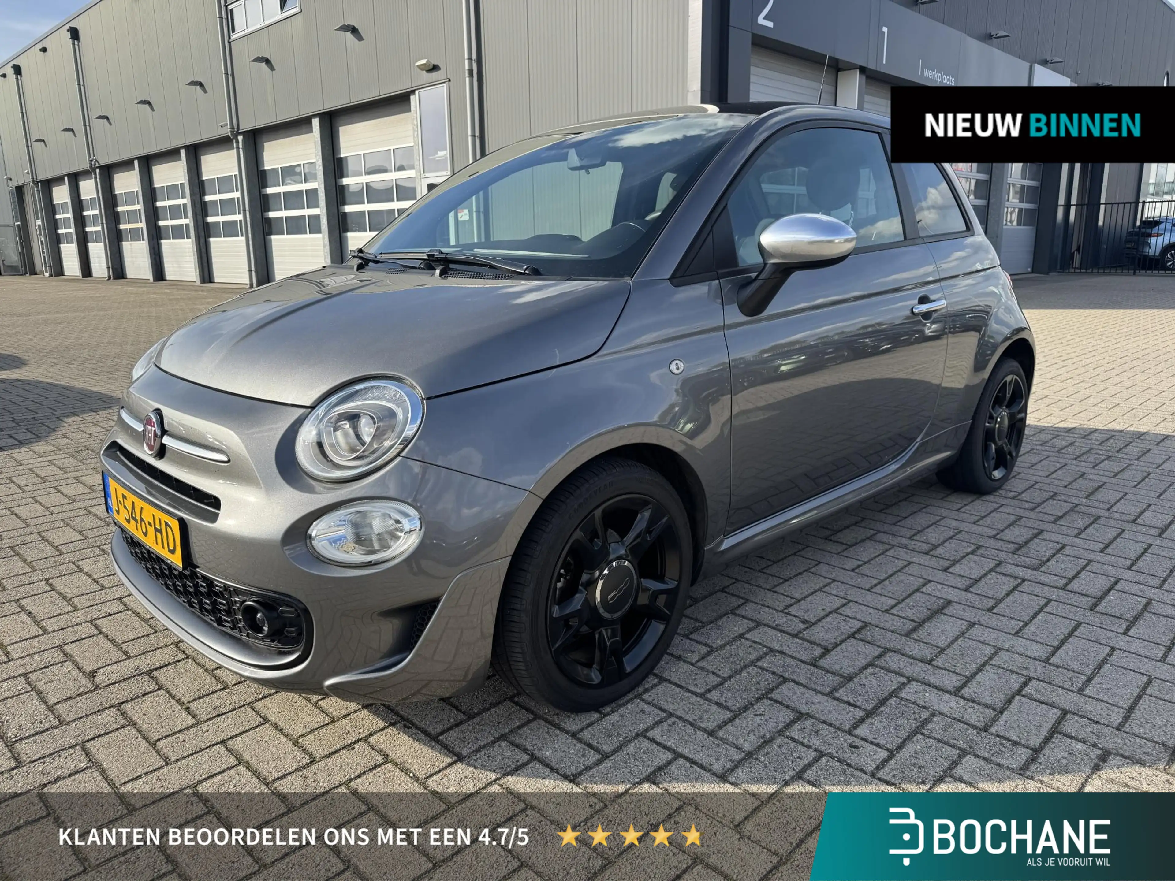 Fiat 500 0.9 TwinAir Turbo Rockstar | Panoramadak | Cruisec