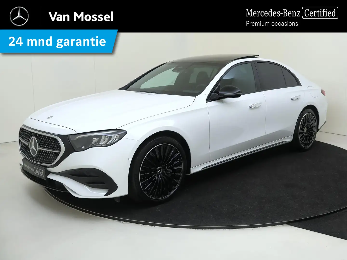 Mercedes-Benz E 300 300e 4MATIC AMG-Line / Stoelverwarming / Achteruit Weiß - 1