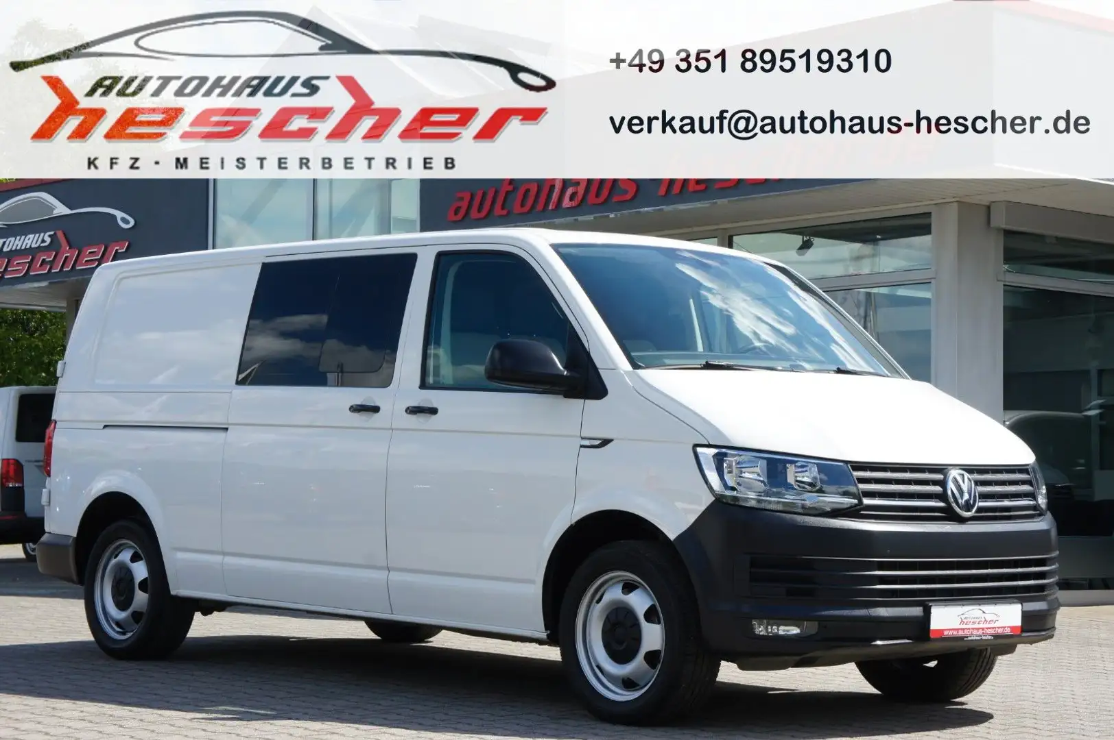 Volkswagen T6 Transporter Kasten LR 2.0 TDI *STANDHZG*AHK* Fehér - 1