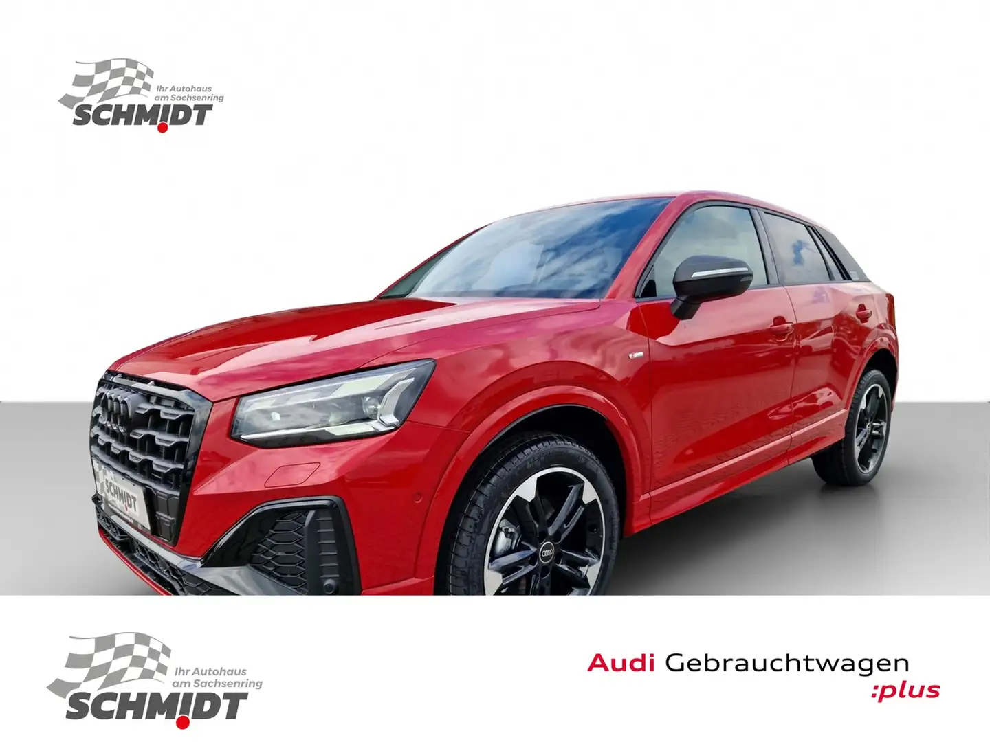 Audi Q2 35 TFSI S Line MATRIX OPTIK AHK StylePaket Rot - 1