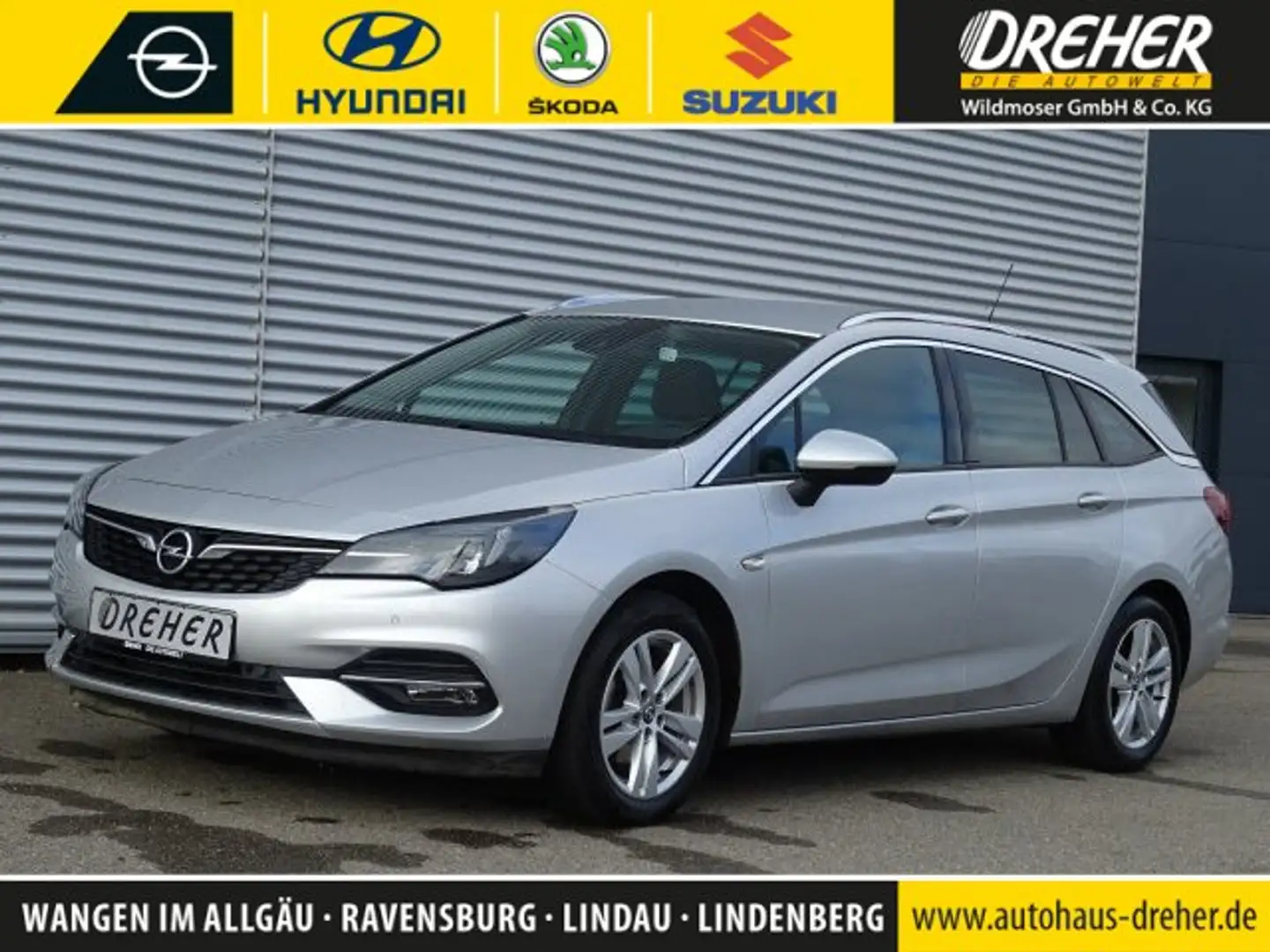 Opel Astra Astra K 1.2 Turbo Elegance Navi/Klima/Sitzhzg. LED Argent - 1