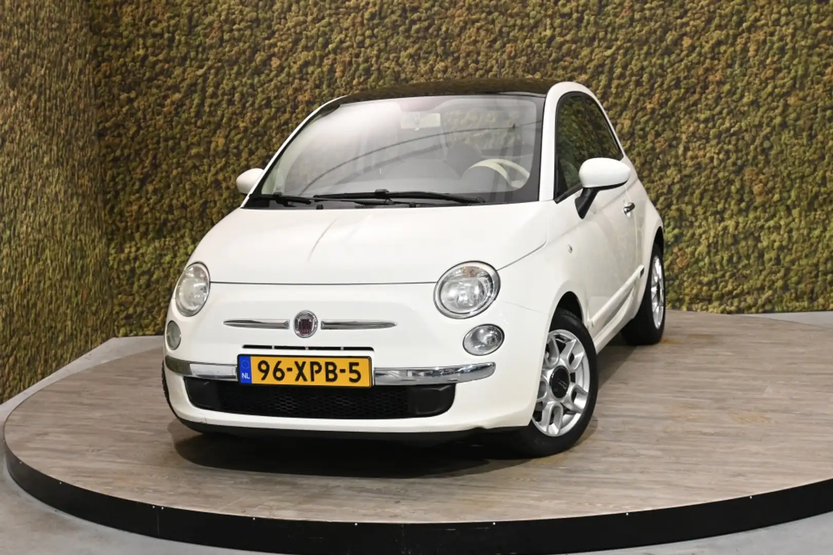 Fiat 500 1.2 Lounge Automaat *NAP Wit - 1