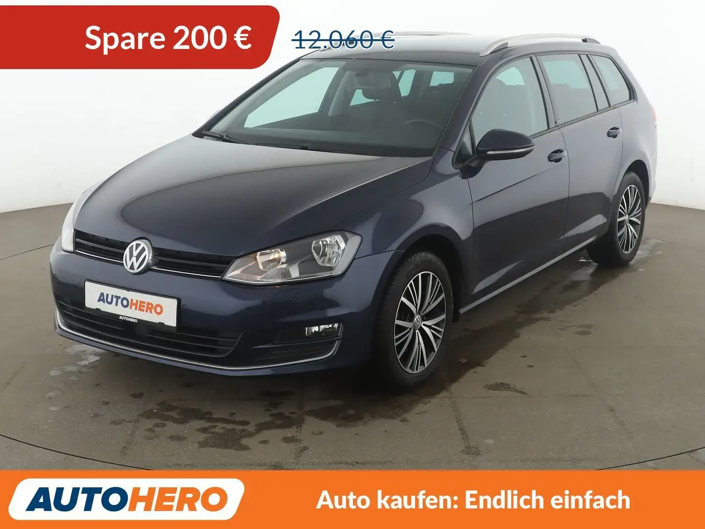 Volkswagen Golf 1.2 TSI Allstar BlueMotion Tech*PDC*SHZ*KLIMA* Bleu - 1