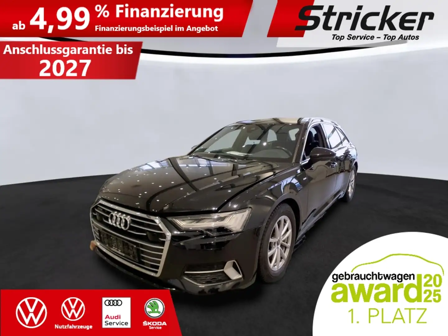Audi A6 Avant S-Line 45TFSI quattro 427,-ohne Anzahlung A Schwarz - 2
