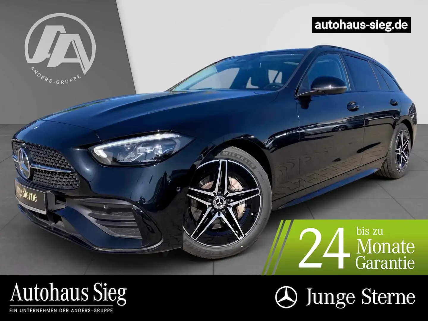 Mercedes-Benz C 180 T AMG AdvPLus+MBUX+Pano+LED+KAm+EASY-P+SHZ Schwarz - 1