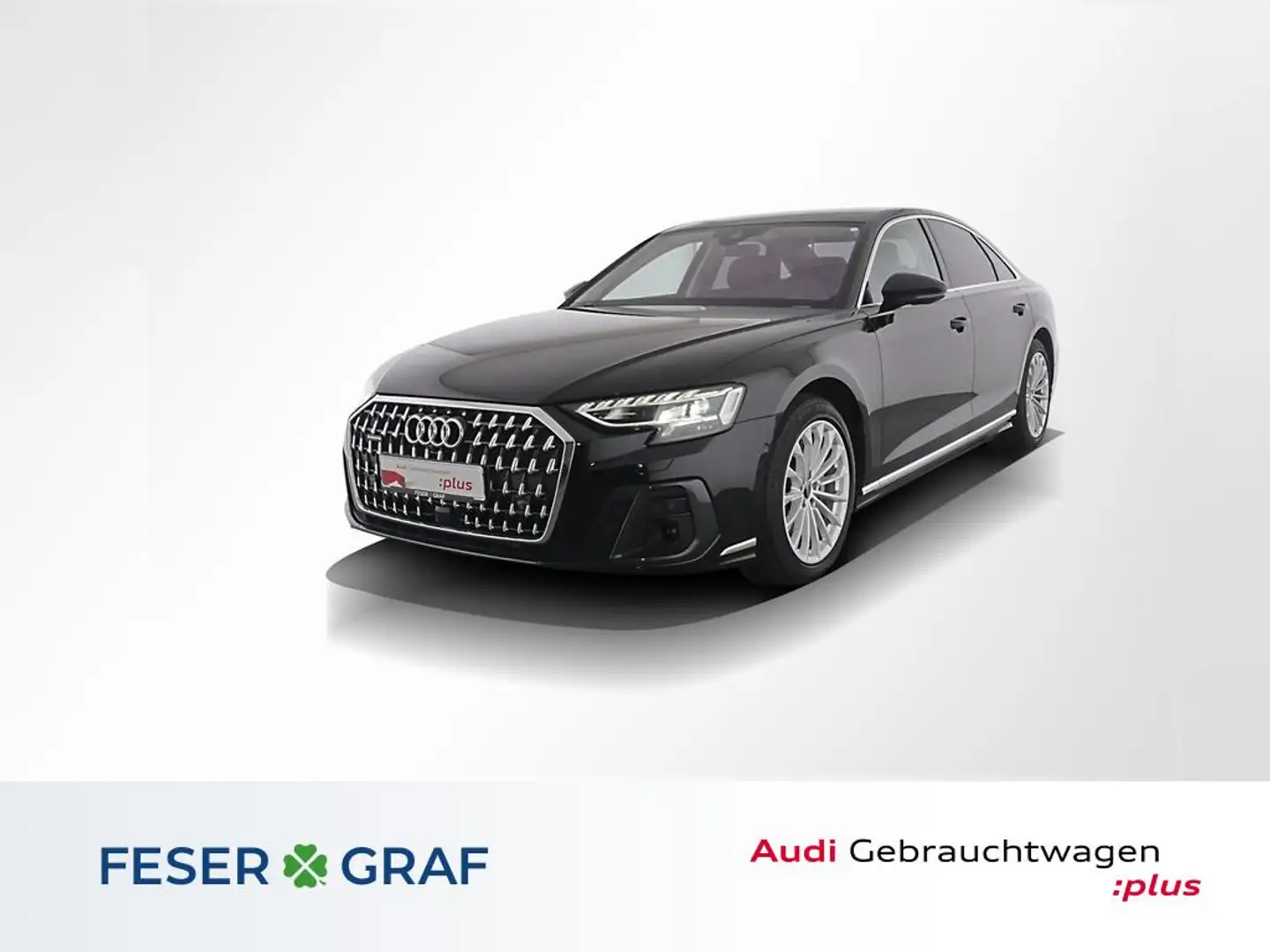 Audi A8 50 TDI quattro HuD/Allradlenkung/STHZG/B&O Schwarz - 1