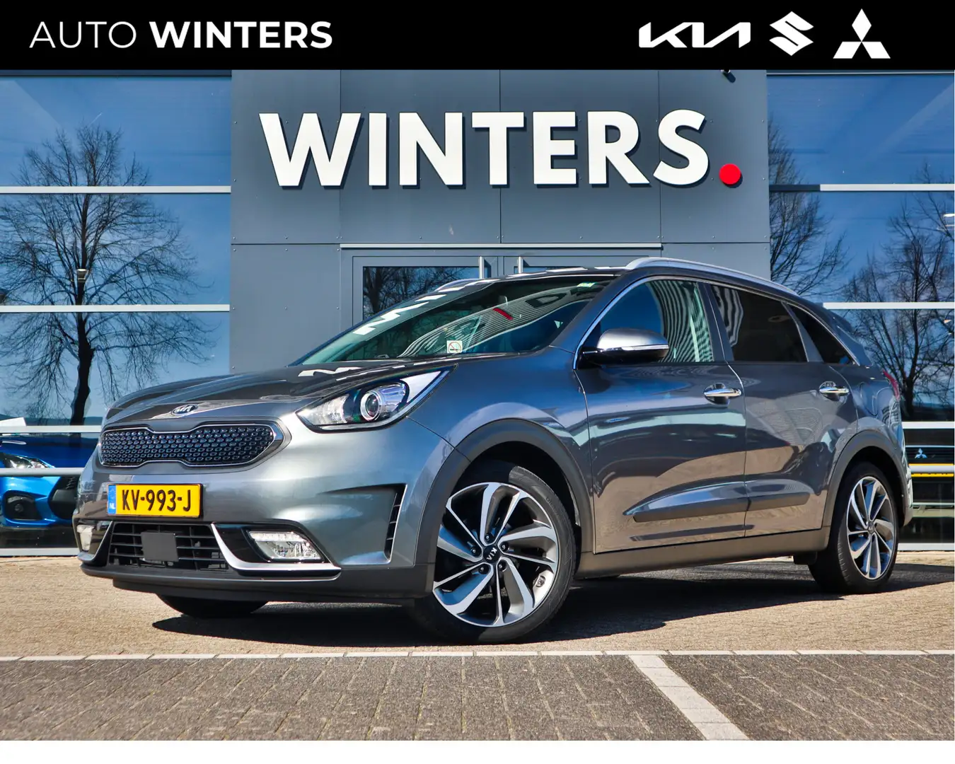 Kia Niro 1.6 GDi Hybrid SportsLine | Navi | Camera | Stoel+ Šedá - 1