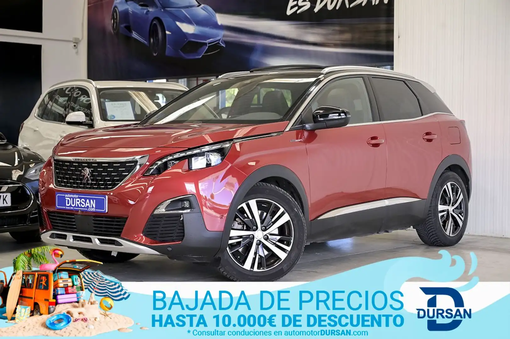 Peugeot 3008 Hybrid 300 eEAT8 GT Pack Rojo - 1