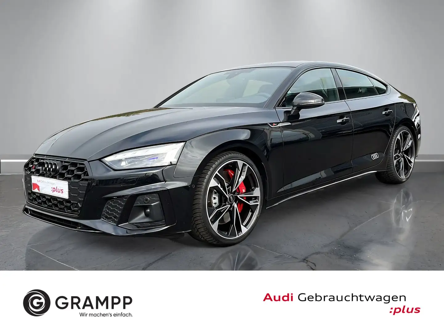 Audi S5 TDI +AHK+360°+OPTIK+PANO+HUD+MATRIX Noir - 1