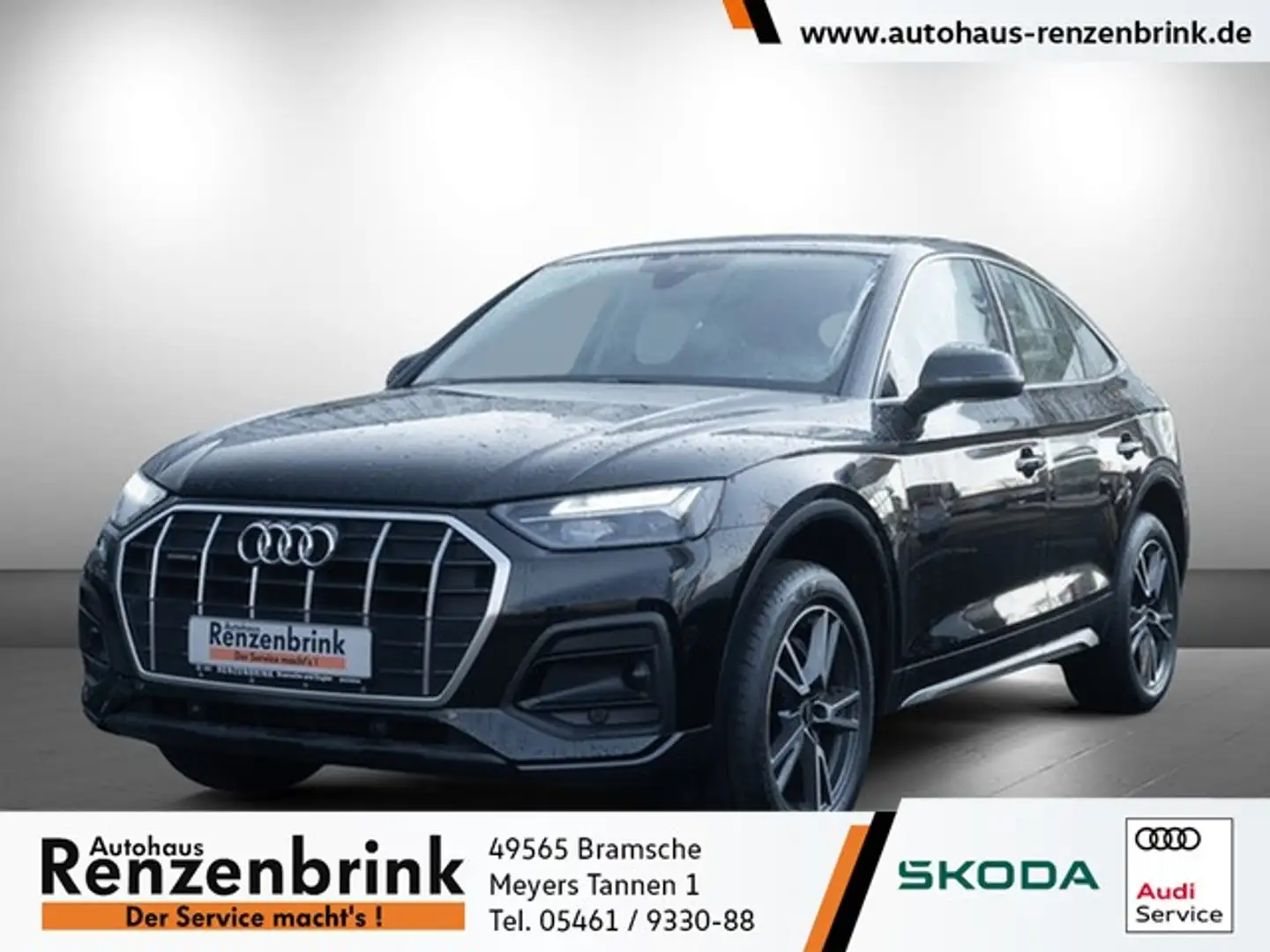 Audi Q5 Sportback 40 TDI quattro advanced AHK+RFK+LED Schwarz - 1