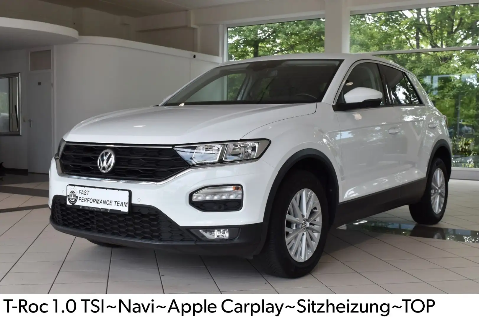Volkswagen T-Roc 1.0 TSI~Navi~Apple Carplay~SHZ~Service neu Weiß - 1