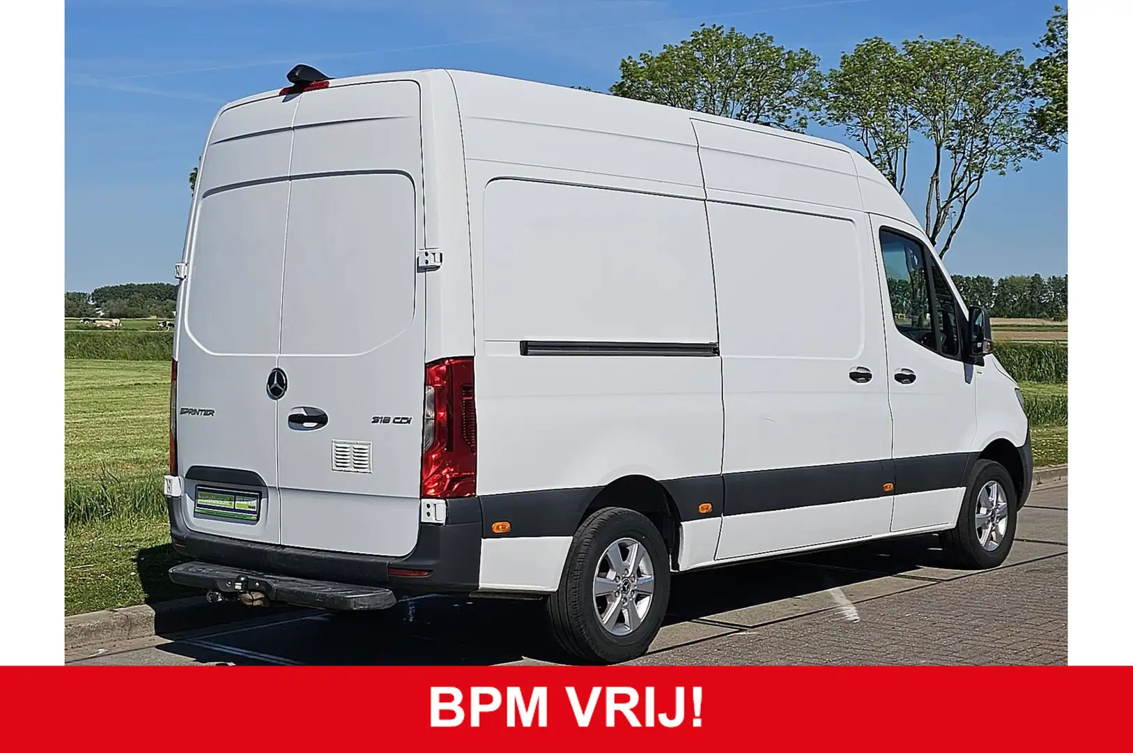 Mercedes-Benz Sprinter 316 L2H2, automaat, LED, mbux, navi, airco, LMV, w Bianco - 2