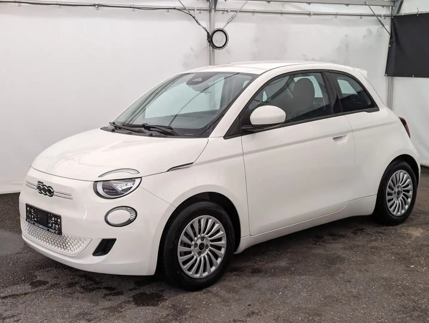 Fiat 500e /42kWh/Carplay/Tempomat/Spurass. Weiß - 1